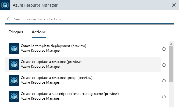 Add Azure Resource Manager